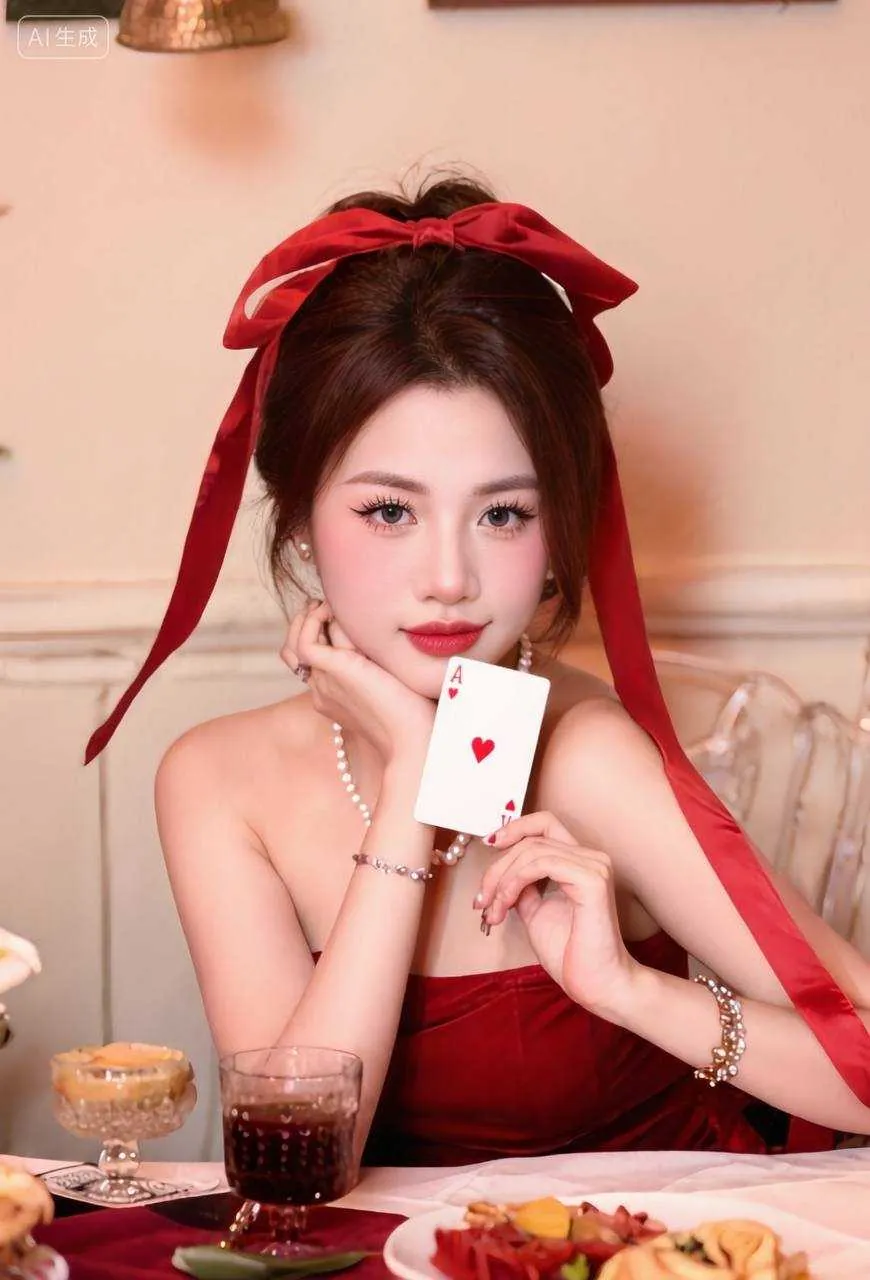 Bàn chơi Blackjack với các lá bài và chip cược